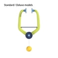 thumbnail image 3 of serony Table Tennis Self-training Set Hanging Trainer 2 Racket Hand-eye Coordination Teaching Double Sparring Toy Party Favors 2 rackets+6 balls, 3 of 9