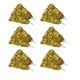 thumbnail image 2 of Toystoory 6 uds papel de aluminio para porristas Cheer Pom Poms baile mano flor bola adultos niños fiesta jardín de infantes juego fútbol Animadoras, 2 of 6