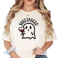 thumbnail image 2 of Sheetfaced Women's Halloween T-Shirt Funny Fall Wine Drinker Tee Ivory Shirt Adult 2X-Large, 2 of 5