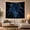 Cosmic Canopy, variant on Starry Milky Way Over Forest Canopy in Mystical Celestial Style for Astronomy Lovers, Cosmic Space Wall Art, Housewarming Gift, Tapestry Wall Hanging for Bedroom and Living Room