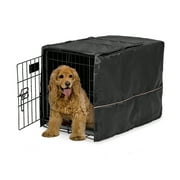 MidWest Homes For Pets 30" Black Polyester Dog Crate Cover