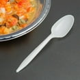 thumbnail image 3 of Nicole Home Collection Plastic Cutlery Teaspoons Medium Weight White Tea spoons, 3 of 3