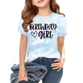thumbnail image 2 of T-shirt Fille Col Rond Manches Courtes Chemises Garçon T-Shirt Baseball Tout-Petit Pyjama Garçon 6-7 Ans, 2 of 3