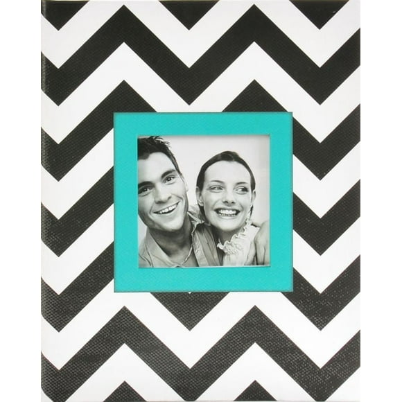 Album de photos Pinnacle Frames à motif de chevron à 2 photos par page