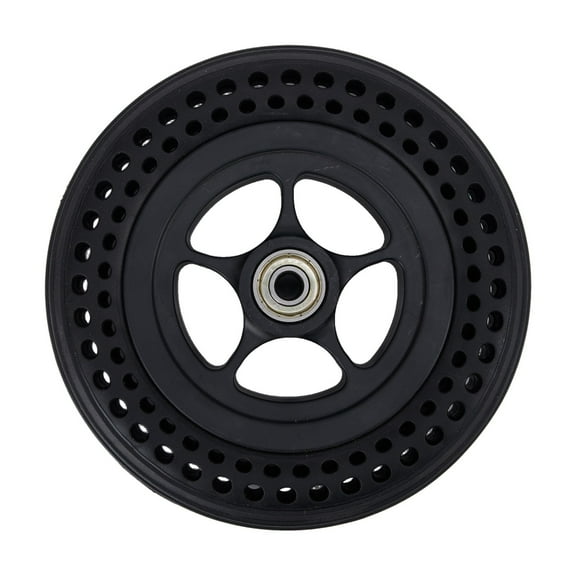 Goader 6x11/4 Tire with Wheel Hub for Wheelchair 6 Inch Solid Tire for Ottobock for M2 - for Outdoor