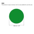 thumbnail image 3 of Color Sticker Round Label 50mm for Office Marker Green Pack of 120, 3 of 6