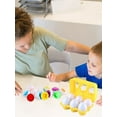 thumbnail image 2 of Grusce Matching Eggs Shape and Puzzle Toys Baby Egg Matching Toys Simulation Children Toy Preschooler Education Toy Baby Boy Girl Easter Egg Toys Kids Birthday Gift, 2 of 10