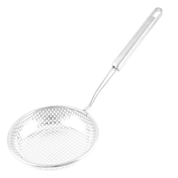 Unique Bargains Kitchen Dumplings Noodles Grease Perforated Mesh Strainer 140mm Dia