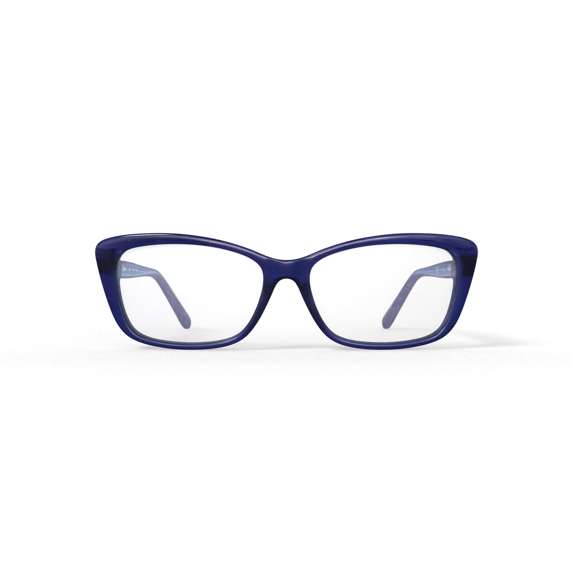 Womens Carol Rx'ble Eyeglasses with Case, NAVY
