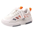 thumbnail image 3 of Zshosam Newborn Sneakers Infant Sneakers Baby Sneakers with A Hook and Loop Closure Size 11.5,(Orange Little Kids 11.5), 3 of 8