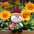thumbnail image 4 of 2-Piece Set Knitted Christmas Tree Hanging Dolls,Smile-Face Snowman Knit Decoration with Hanging Rope for Christmas Indoor,Home Decoration,Table Ornaments, 4 of 7