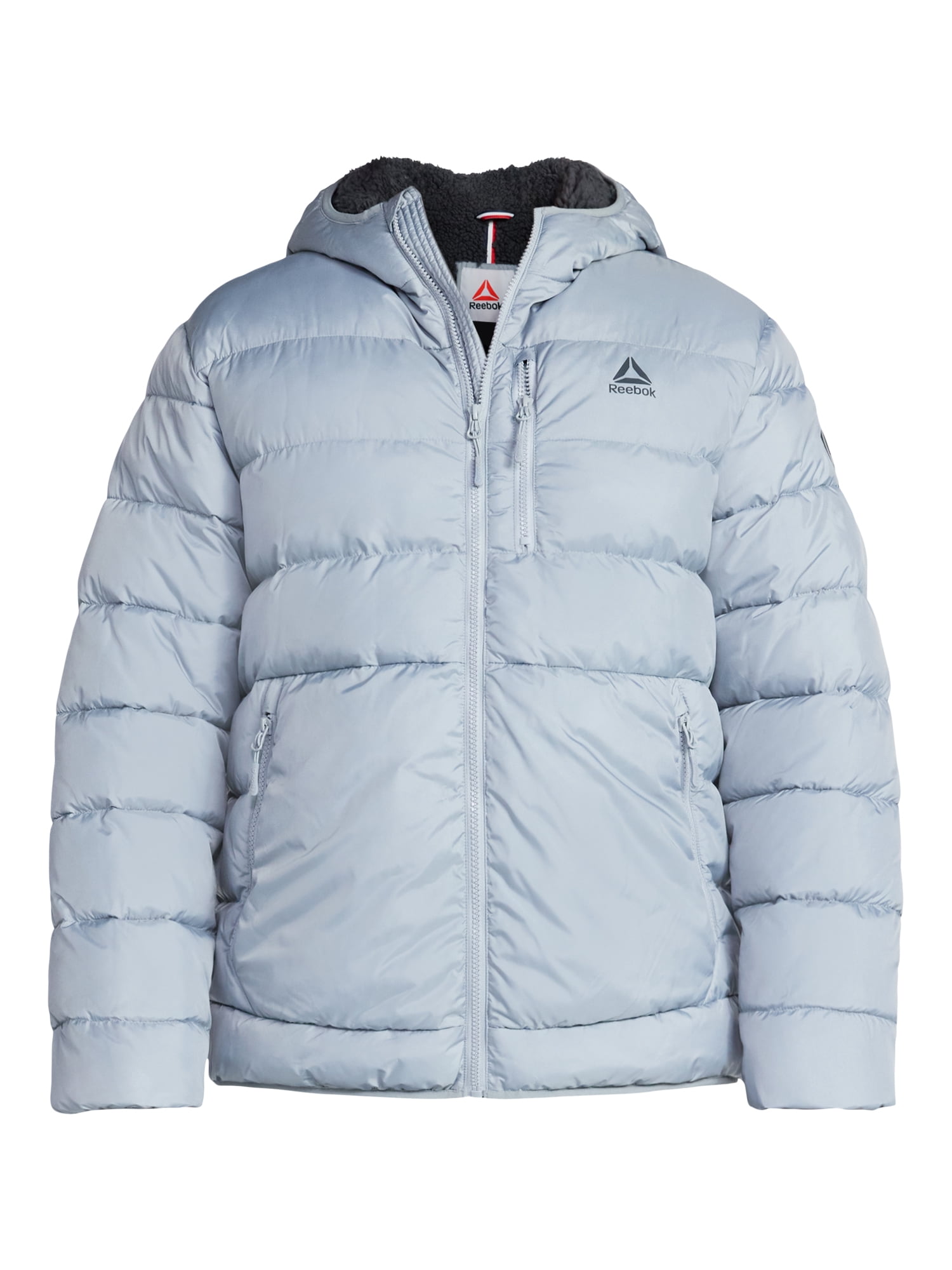 Reebok Men and Big Men's Puffer Coat with Hood, Heavyweight, Sizes S-3XL