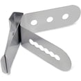 thumbnail image 2 of 6 Pieces Food Thermometer Holder Clip Probe Clip Holder Stainless Steel Grill Thermometer Clip Ambient Temperature Reading for Deep Frying Milk Roasting (Silver) Type 1, 2 of 8