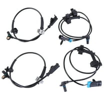 Molaner Front and Rear Left & Right ABS Wheel Speed Sensor 2 Pair for Chevy Silverado 1500 2007-2013, for GMC Sierra 1500 2007-2013 OE 20938121, 10384745, 15872664, 20763148.