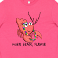 thumbnail image 4 of Inktastic More Beads, Please Cute Mardi Gras Crawfish Youth T-Shirt, 4 of 5