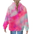 thumbnail image 6 of Mercatoo Cute Tie Dye Hoodies for Teen Girls Oversized Rainbow 𝐇ooded Sweatshirts Trendy Long Sleeve Pullover Shirt Pocket, 6 of 7