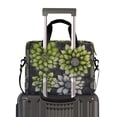 thumbnail image 2 of FORMRS 16" Laptop Bag Carrying Sleeve Case with Handle Travel Shoulder Briefcase, Gray Floral, 2 of 8