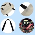 thumbnail image 3 of Personajes De La Película Impreso Hombro Bolso De Compras Casual Bolso De Mano Grande E Likrtyny Arte Deco, 3 of 3