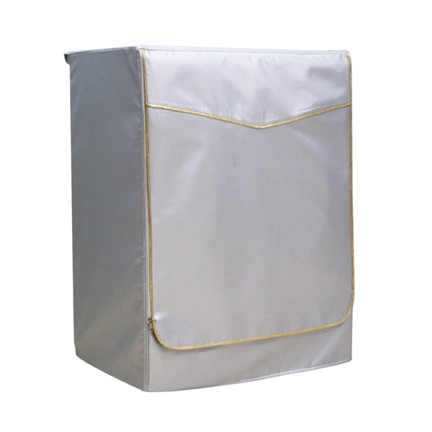 Riwesomey Cubierta con revestimiento chapado en oro, cubierta para lavadora, secadora, correa plateada Vehículos, repuestos y accesorios Mis Cremallera dorada L