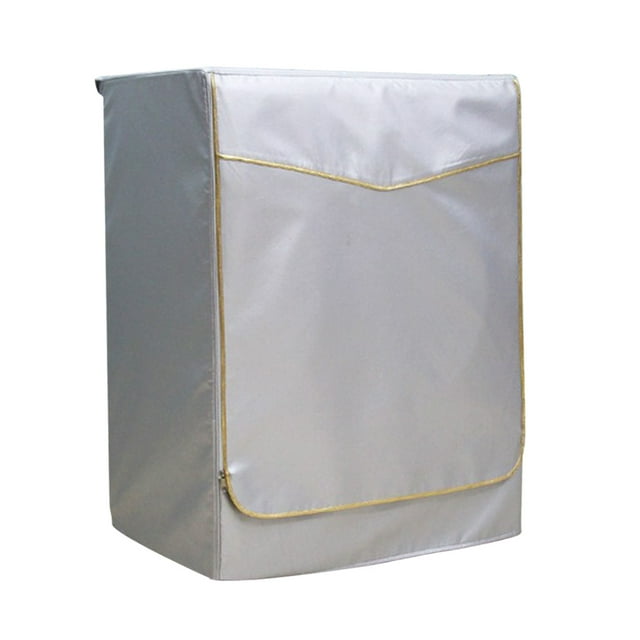 Riwesomey Cubierta con revestimiento chapado en oro, cubierta para lavadora, secadora, correa plateada Vehículos, repuestos y accesorios Mis Cremallera dorada L