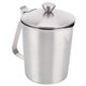 thumbnail image 3 of Taza de café con leche, taza medidora gruesa de acero inoxidable 304, jarra para espumar leche con cubierta de báscula, 500ml con tapa, 3 of 5