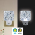 thumbnail image 2 of Yayeee LED Plug in Night Light for The Home with Auto Dusk to Dawn Light Sensors, 2 Pack, Blue Octopus Pattern, 2 of 6