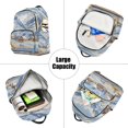 thumbnail image 5 of FORMRS Mini Backpack Purse for Women Travel Daypack Casual Shoulder Bag, Winter Mountain, 5 of 7