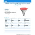 thumbnail image 6 of Feit PAR38 E26 (Medium) LED Floodlight Bulb Color Changing 90 Watt Equivalence 1 pk, 6 of 11