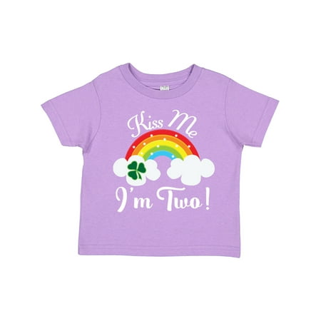 

Inktastic 2nd Birthday Kiss Me I m Two Gift Toddler Boy or Toddler Girl T-Shirt