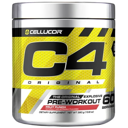 Cellucor C4 Original Pre Workout Powder, Fruit Punch, 60