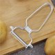 thumbnail image 5 of 3X 2 En 1 Fruta Y Verdura Cortadora Alisadora Patata Zanahoria Molinillo Herramienta de Cocina Manejar En Forma de U Peeler Silver Acero Inoxidable 430, 5 of 5