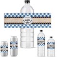 thumbnail image 1 of 30 pegatinas para baby shower, para envoltorios de botellas de barbacoa de celebración, para cumpleaños, baby shower, etiquetas autoadhesivas para botellas, para bodas, fiestas de Navidad, 8,5 x 2,5, 1 of 7