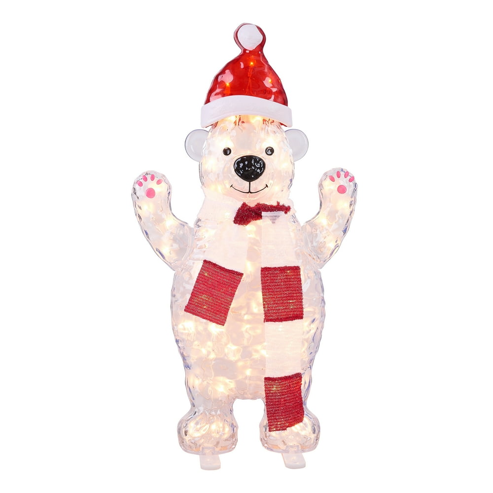 Light Up Polar Bear Christmas Decoration 