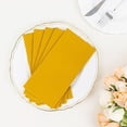 thumbnail image 4 of BalsaCircle 20 Gold Rectangular 17x12" Disposable Airlaid Paper Dinner Table Napkins Party Events Decorations, 4 of 8