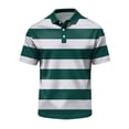 thumbnail image 5 of Men's Polo Shirts Short Sleeve Cotton Pique 3 Buttons Golf Shirts Classic Fit Casual Performance T-Shirt, 5 of 6
