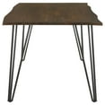 thumbnail image 4 of Topeka Live-edge Dining Table Mango Cocoa and Gunmetal, 4 of 7