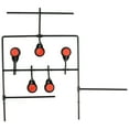 thumbnail image 4 of Allen Company Rimfire Steel Spinning & Resetting Shooting Target, .22 Cal. & Air Guns, Black/Orange, 4 of 4