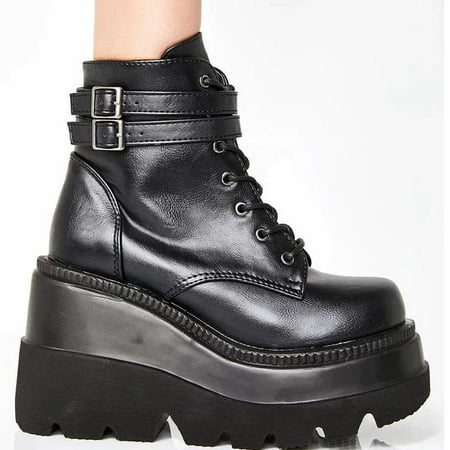 

Women High Wedges Ankle Boots