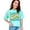 Chalky Mint, variant on Warriors, Groovy Retro Wavy Text, Crunchberry Comfort Colors T-Shirt, XL