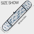 thumbnail image 3 of Dailycode Double Sided Oven Mitt with Loop Heat Resistant Kitchen Long Potholders 7" x 35" Dolphin Swimming, 3 of 6