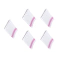 thumbnail image 2 of Bewildely 5 uds vaso de vidrio estropajo paños de limpieza toallas paños de cocina reutilizables ventana coche trapos Suministros de limpieza para el hogar Rosa 32*50cm/5 uds Bewildely HA083870-01, 2 of 6