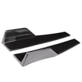 thumbnail image 4 of Dsseng Winglet Wing Pair Universal Side Skirt Rocker Splitter Side Winglet Wing Diffuser Car Body Kit Glossy Black 17.7x3.3in Side Splitter Wing, 4 of 8
