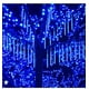 thumbnail image 2 of Luces de lluvia que caen, luces de lluvia de meteoritos, luces navideñas de 30 cm, 8 tubos, 144 LED, cadena de luces con forma de gota de lluvia que cae para árboles de Navidad, decoración de, 2 of 2