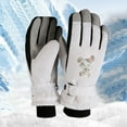 thumbnail image 4 of Guantes Cálidos de Invierno para Mujer, Acolchados con Pantalla, Engrosados, Antideslizantes, Viento Frío, Ciclismo Al Aire Libre, Estudiantes, Esquí, Mujeres, Mantienen el Calor, 4 of 6