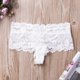 thumbnail image 1 of Calzoncillos de encaje sexy para mujer VISgogo, calzoncillos suaves de cintura baja, tanga triangular sin costuras en la entrepierna VISgogo moda, 1 of 7