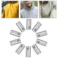 thumbnail image 3 of 10 pcs Drawstring Cord Locks Clothes Cord Locks Metal Cord Locks Hoodie Cord Locks, 3 of 8