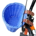 thumbnail image 3 of xiaxaixu Solid Color Rattan Bicycle Baskets, Firm Artificial Woven Bicycle Bag, 3 of 6