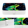 thumbnail image 4 of Frog Portable PU Leather Necklace Holder with Removable Compartment and Jewelry Boxes, Earring Holder, Bracelet Holder., 4 of 6