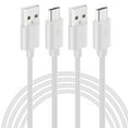 thumbnail image 1 of Uxcell 2 Pack 23Ft USB to Micro USB Power Extension Cable, Long Charging Cord, White, 1 of 6