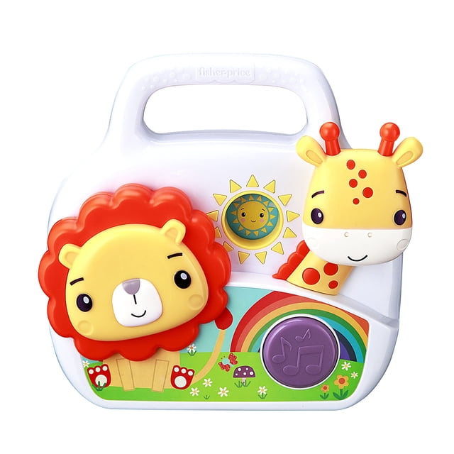 Juguete Mini Boombox eKids Fisher Price con música y efectos de sonido
